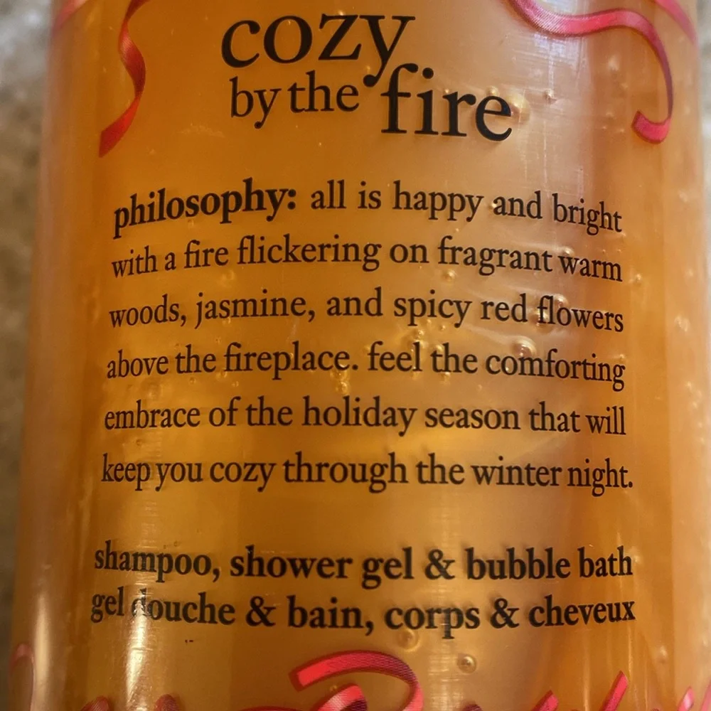 Philosophy Cozy By The Fire: Shampoo, Shower Gel & Bubble Bath